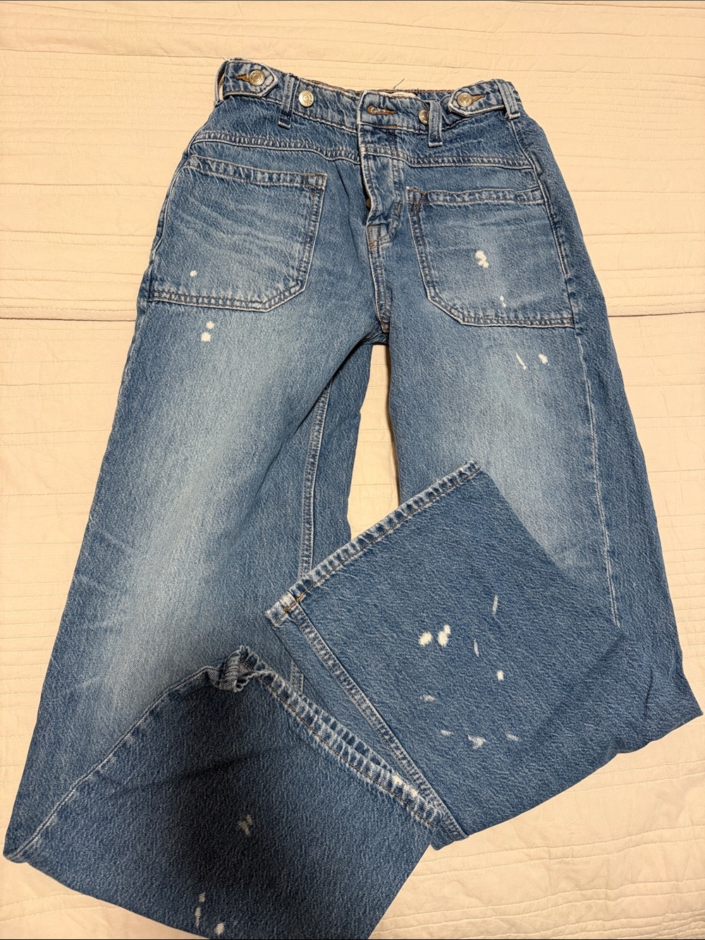 We The Free Palmer Cuffed Wide Leg Jean